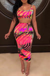 Sharing Secrets With You Tie Dye Skirt Set