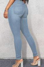 Sexy Fashion High Waist Slim Jeans