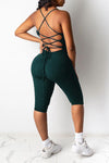 Sexy Strappy Backless Sleeveless Sports Jumpsuit